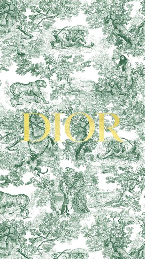 carta da parati dior